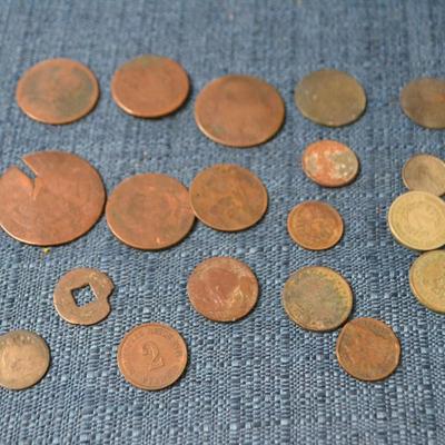 LOT 403. VARIETY OF COINS
