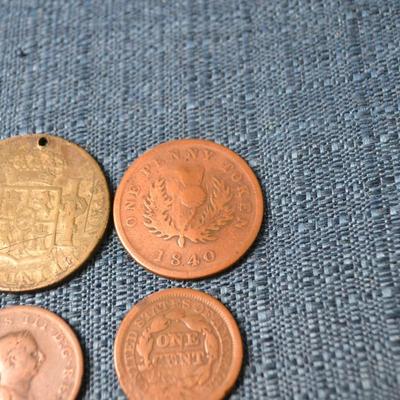 LOT 407. VARIETY OF COINS