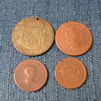 LOT 407. VARIETY OF COINS