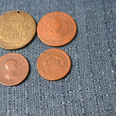 LOT 407. VARIETY OF COINS