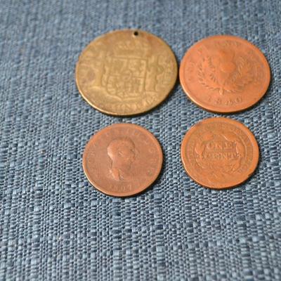 LOT 407. VARIETY OF COINS