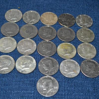 LOT 410 JFK HALF DOLLAR COINS