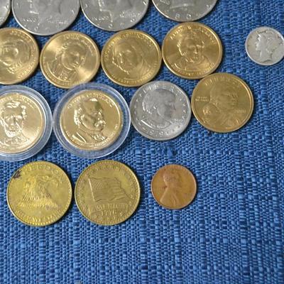 LOT 415. VARIETY OF US COINS