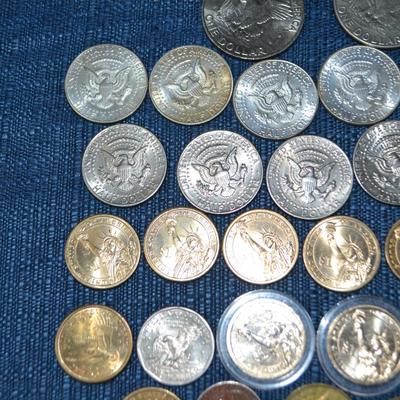 LOT 415. VARIETY OF US COINS