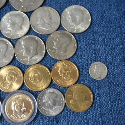 LOT 415. VARIETY OF US COINS