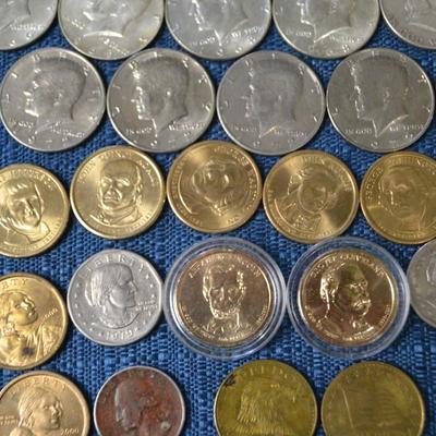 LOT 415. VARIETY OF US COINS