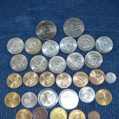 LOT 415. VARIETY OF US COINS
