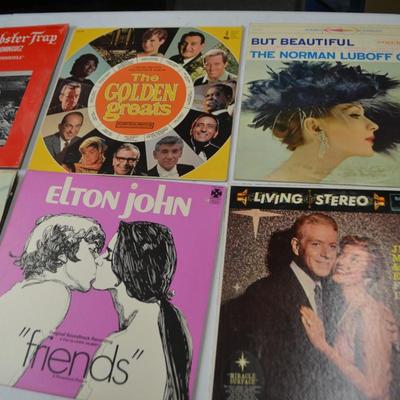 LOT 422. LOT OF TEN ALBUMS/VARIETY OF MUSIC