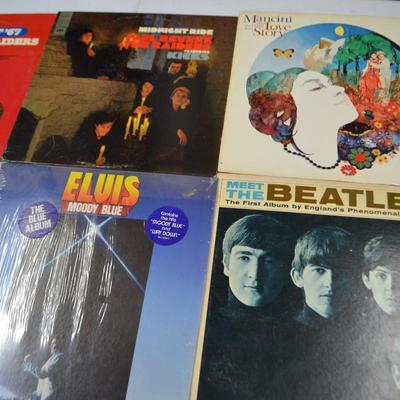LOT 428. LOT OF TEN ALBUMS/VARIETY OF MUSIC