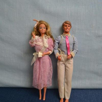 LOT 442. VINTAGE KEN AND BARBIE