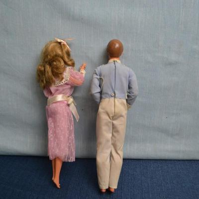 LOT 442. VINTAGE KEN AND BARBIE