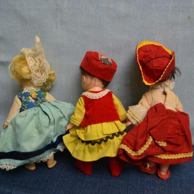 LOT 448. VINTAGE DOLLS