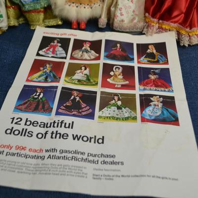 LOT 449 VINTAGE DOLLS