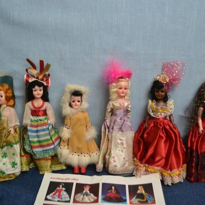 LOT 449 VINTAGE DOLLS