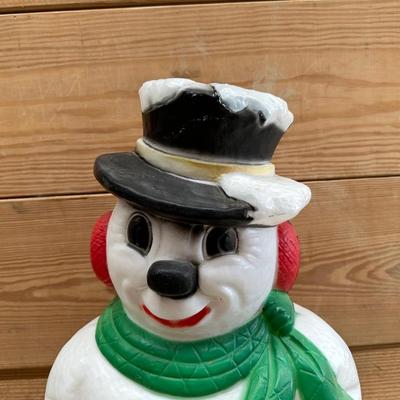 FROSTY THE SNOWMAN BLOW MOLD LIGHTED YARD DECOR
