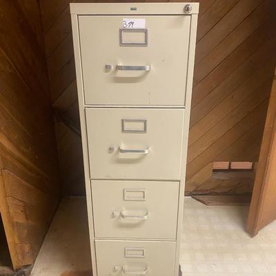 Image Key Lock File Cabinet 4 Drawer