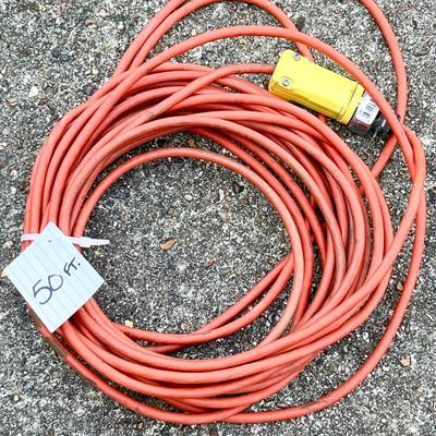 Assortment Of Five (5) Heavy Duty Extension Cords