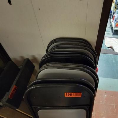 10 Metal folding Chairs