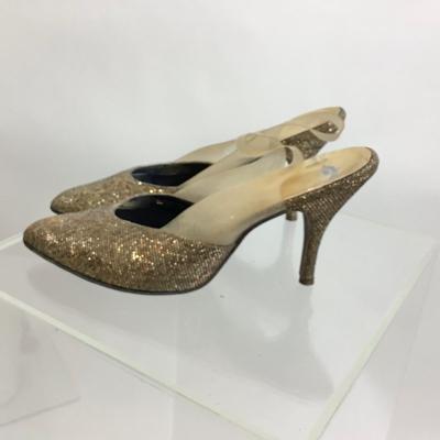 Lot 511 Vintage Cammeyer Gold Disco Heels