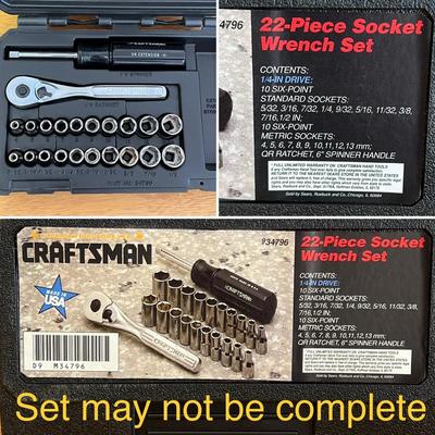 CRAFTSMAN ~ Approx 140+ Assorted Tool Lot