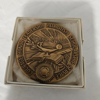 For God and country medal