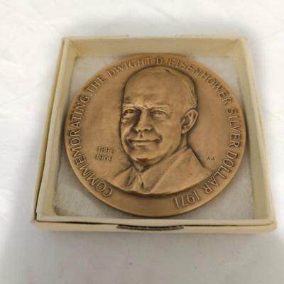 Commemorative the Dwight D. Eisenhower silver dollar 1971