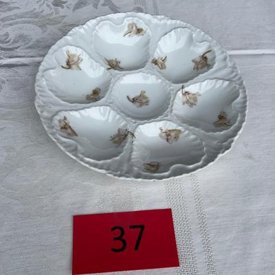 Oyster Plate Victorian china