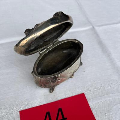 Silver Plate Art Nouveau Box