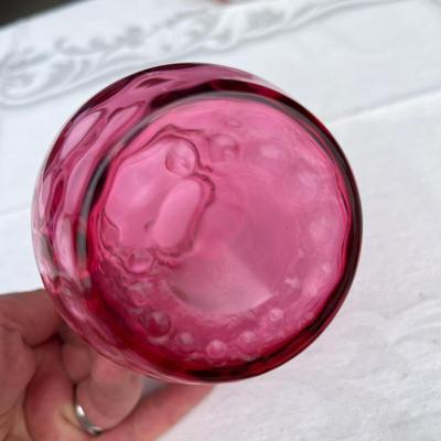 Antique Cranberry Pitcher