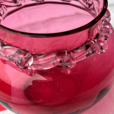 Cranberry Mini Vase