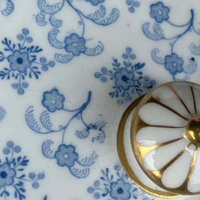 English Transferware Box