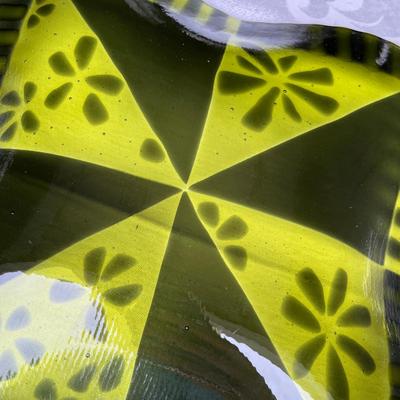 Fused Glass 70s Design
