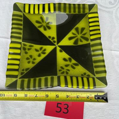 Fused Glass 70s Design