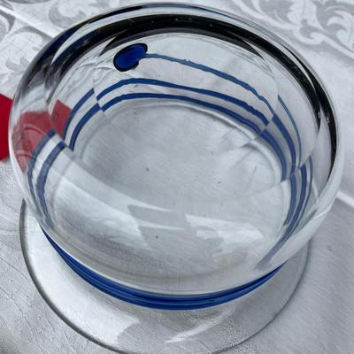 Fused Glass Swirl Bowl
