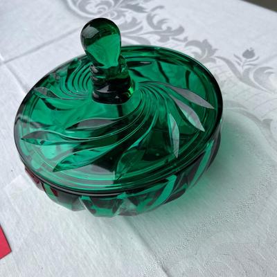 Indiana Glass OLEANDER flat candy bowl.