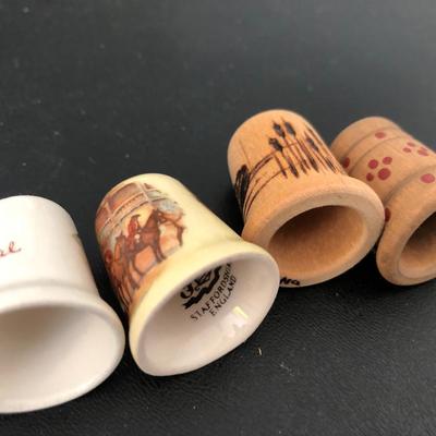 Thimble Collection with Display Case -Lot 173
