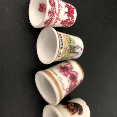 Thimble Collection with Display Case -Lot 173