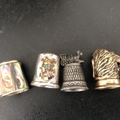 Thimble Collection with Display Case -Lot 173