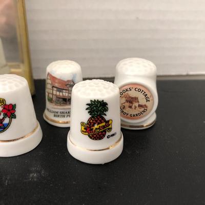 Thimble Collection with Display Case -Lot 173