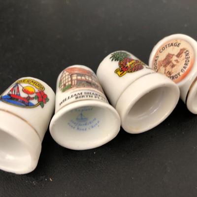 Thimble Collection with Display Case -Lot 173