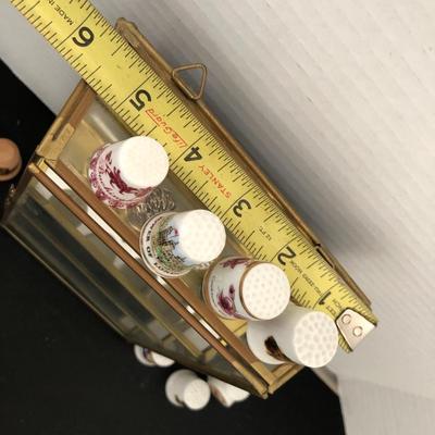 Thimble Collection with Display Case -Lot 173