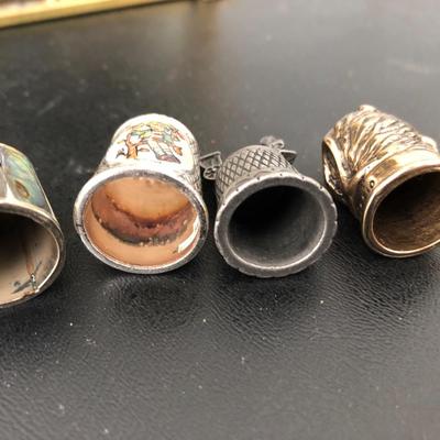 Thimble Collection with Display Case -Lot 173