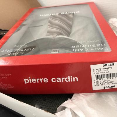 Pierre Cardin 15-15 1/2 Shirt & Tie, Chaps Sweater M, & Dress Socks -Lot 174