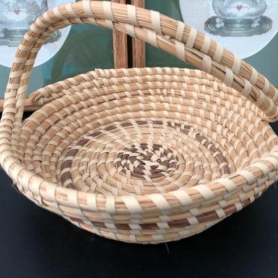 Basket By Mary Graham S.C. & Two Needle Point Wall Decor S.C. -Lot 176