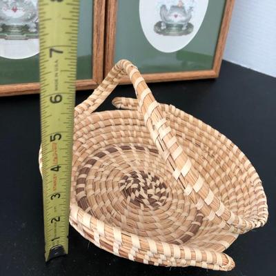 Basket By Mary Graham S.C. & Two Needle Point Wall Decor S.C. -Lot 176