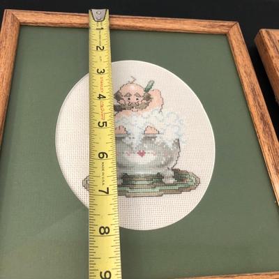 Basket By Mary Graham S.C. & Two Needle Point Wall Decor S.C. -Lot 176