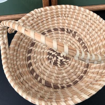 Basket By Mary Graham S.C. & Two Needle Point Wall Decor S.C. -Lot 176