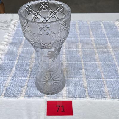 Cutglass Tall Vase