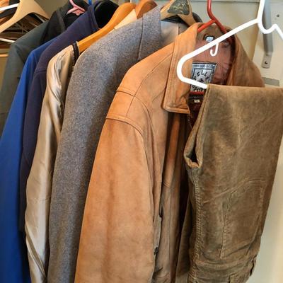 Menâ€™s Jackets (M) and One Pair L.L. Bean Pants -Lot 178
