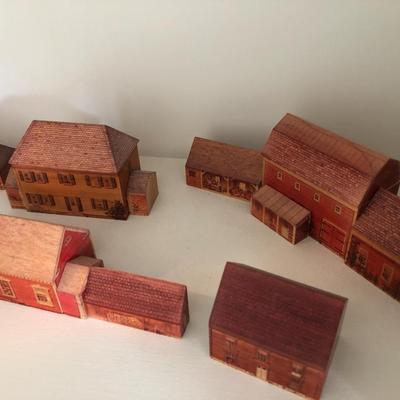 Miniature Wooden Houses ðŸ  -Lot 180